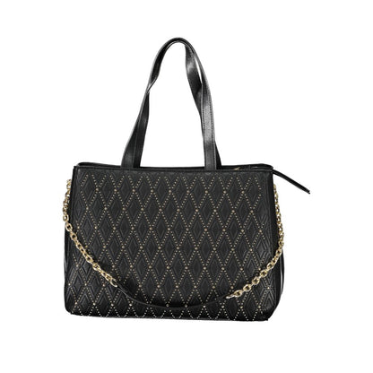 Mario Valentino Black Polyurethane Women Handbag