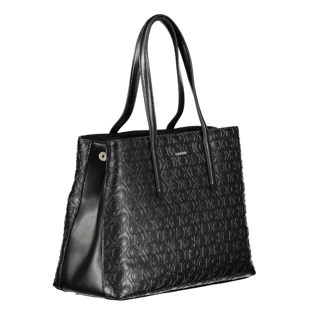 Calvin Klein Black Polyester Women Handbag