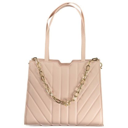 Mario Valentino Rosa Polyurethane Womens Bag