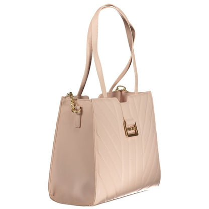 Mario Valentino Rosa Polyurethane Womens Bag