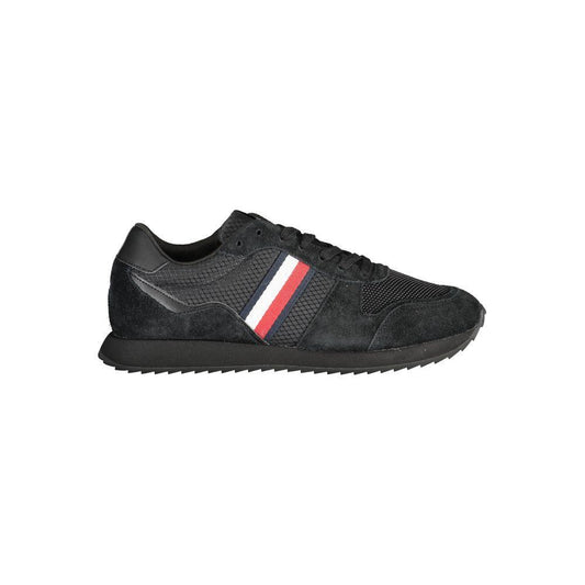 Tommy Hilfiger Black Polyester Sneaker TO-22808-EU41/US8