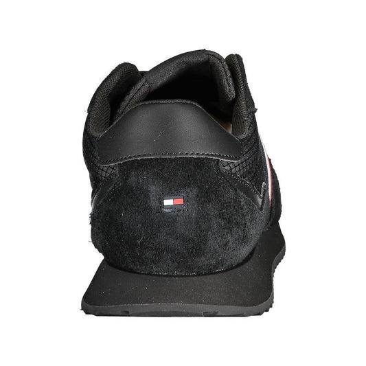 Tommy Hilfiger Black Polyester Sneaker TO-22808-EU41/US8