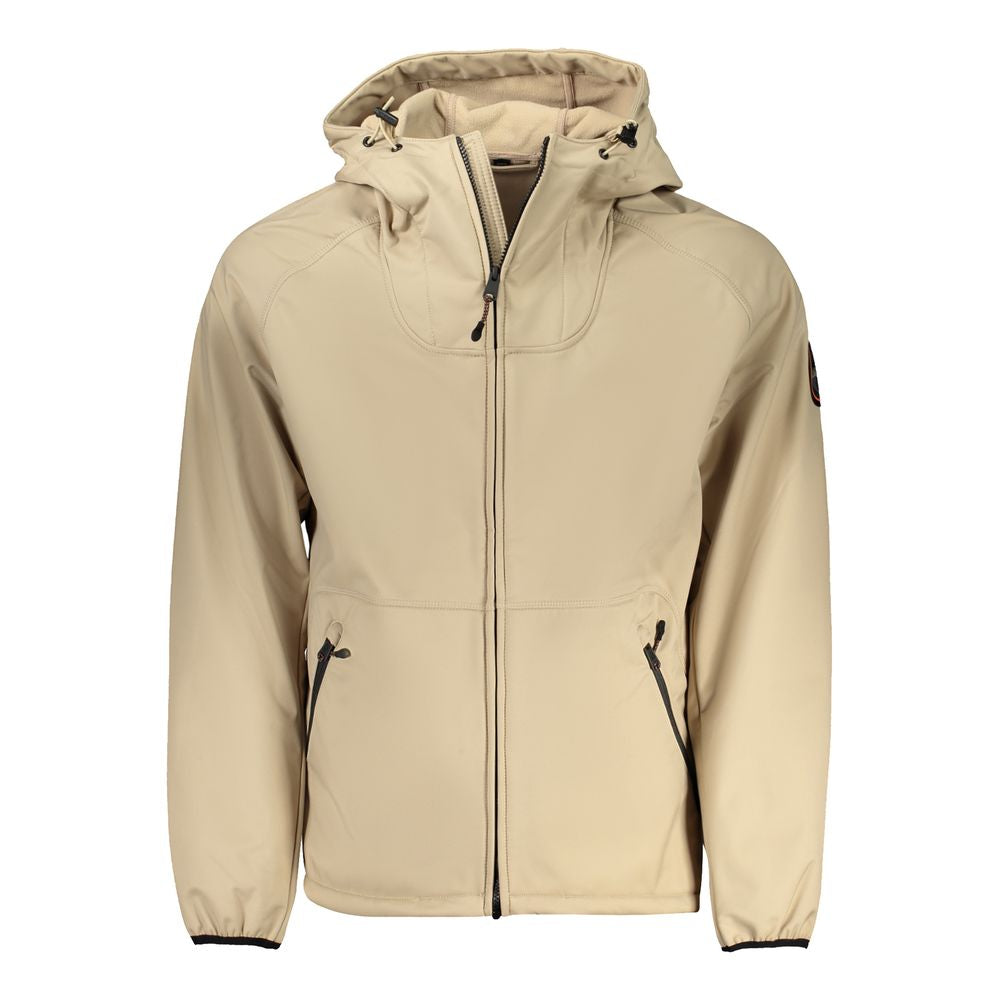 Napapijri Beige Polyester Jackets & Coat