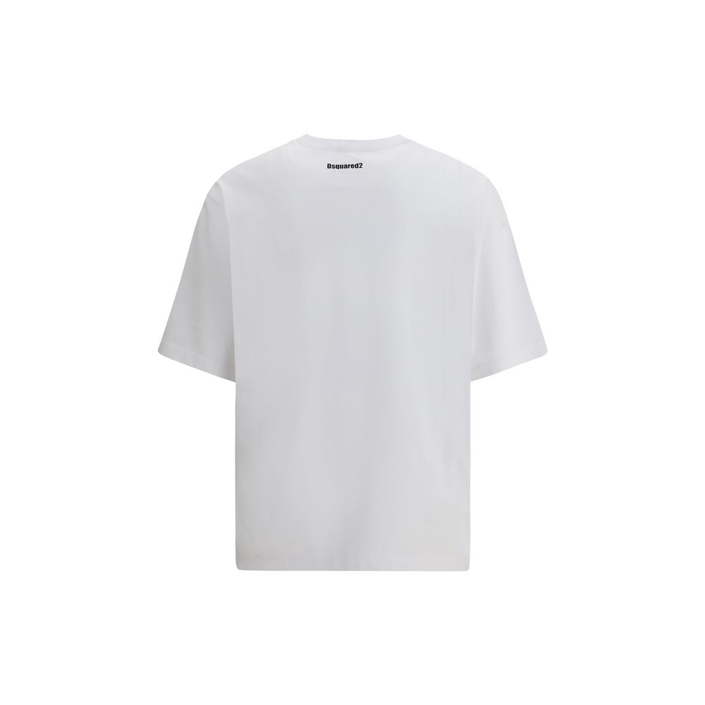 Dsquared² White Cotton T-Shirt