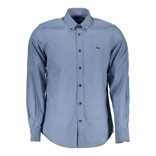 Harmont & Blaine Blue Cotton Shirt