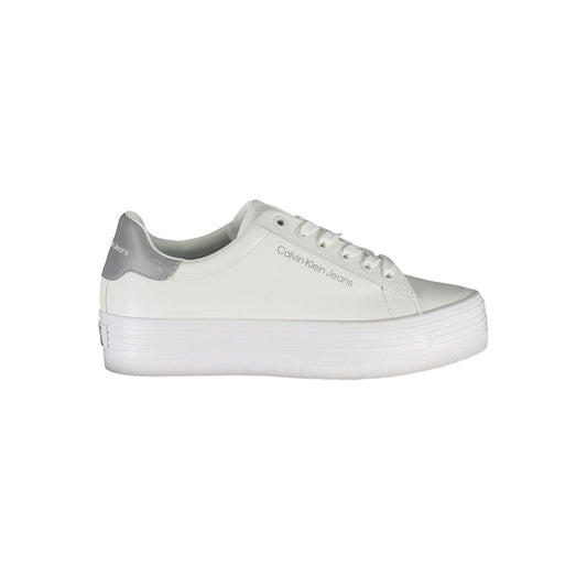 Calvin Klein Bianco Leather Women Sneaker