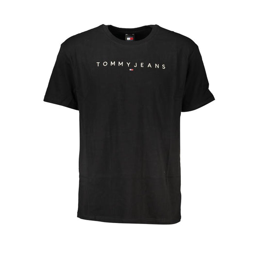 Tommy Hilfiger Black Cotton T-Shirt TO-27367-XL