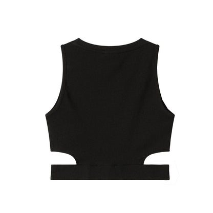 Comme Des Fuckdown Black Cotton Women Top