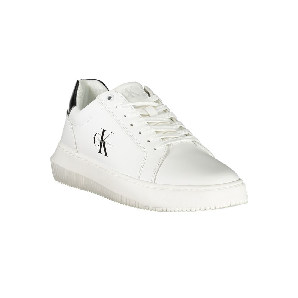 Calvin Klein White Polyester Sneaker