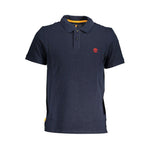 Timberland Blue Cotton Polo Shirt TI-18608-L