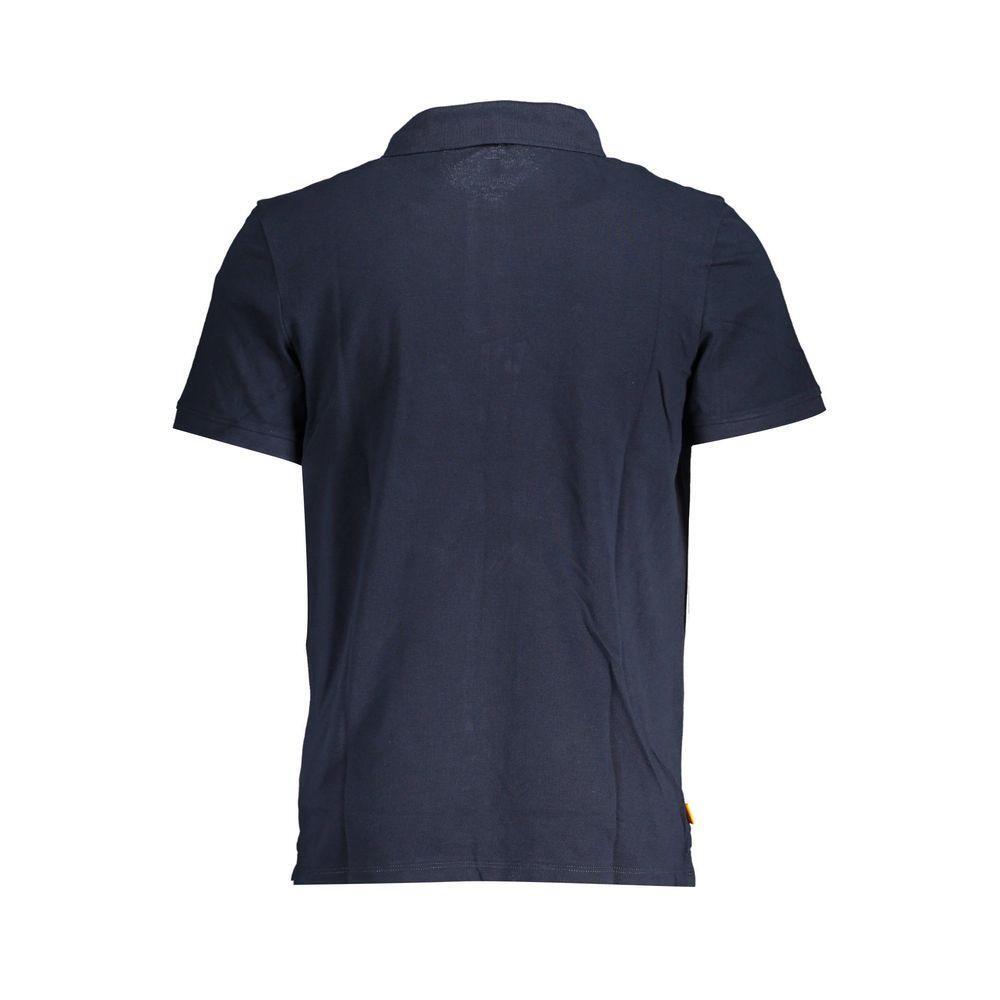 Timberland Blue Cotton Polo Shirt TI-18608-L