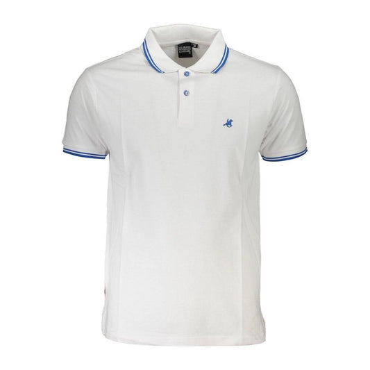U.S. Grand Polo White Cotton Polo Shirt