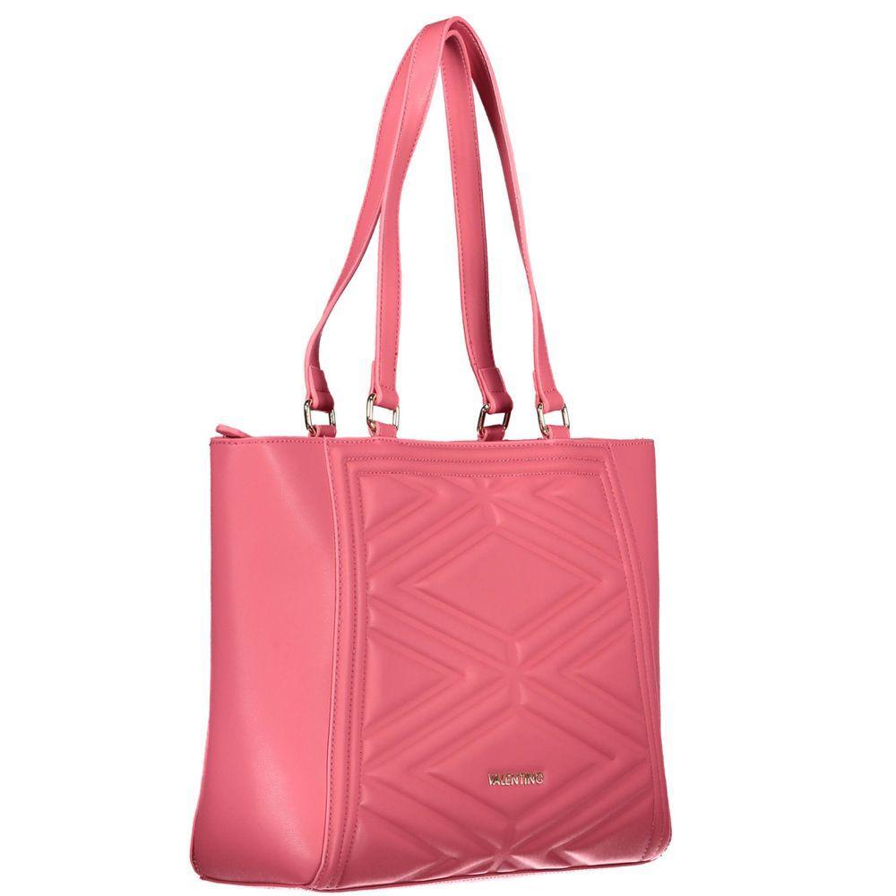 Front view with bag zipped and handles upright.