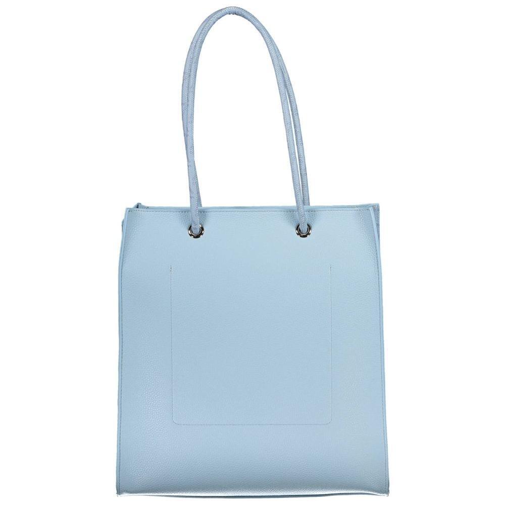 Front view with bag zipped and handles upright.