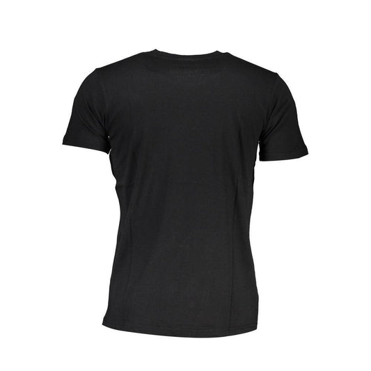 Scuola Nautica Black Cotton T-Shirt SC-22692-L