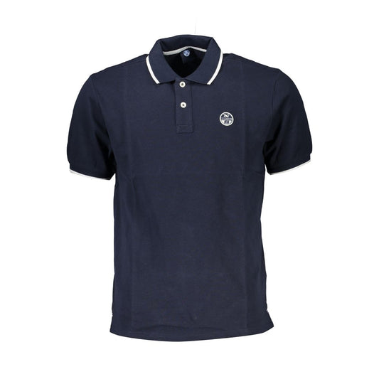 North Sails Blue Cotton Polo Shirt NO-26980-L