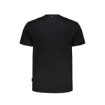 Napapijri Black Cotton T-Shirt NA-29520-XXL