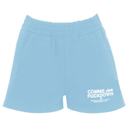 Comme Des Fuckdown Blue Cotton Short