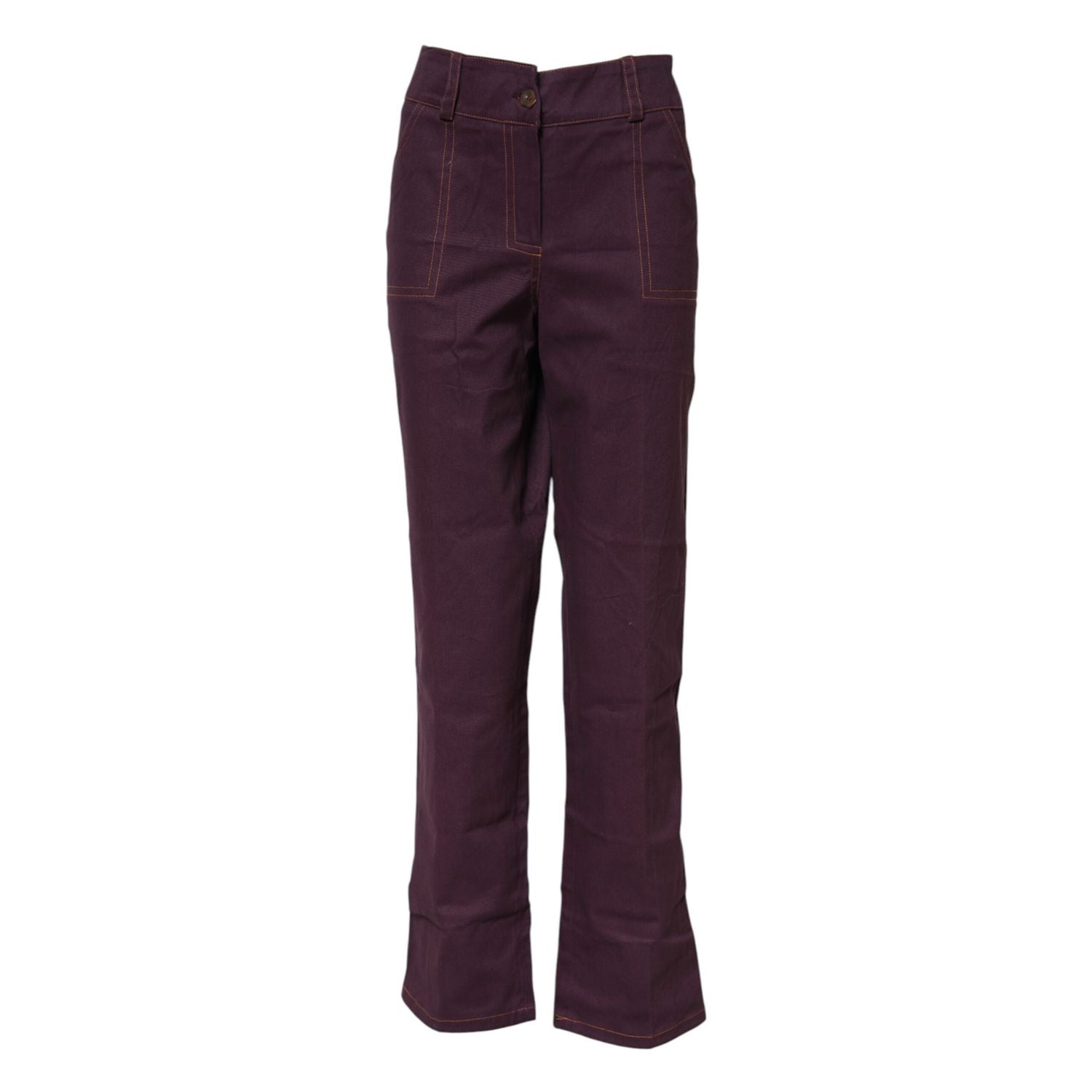 BENCIVENGA Purple High Waisted Tapered Pants
