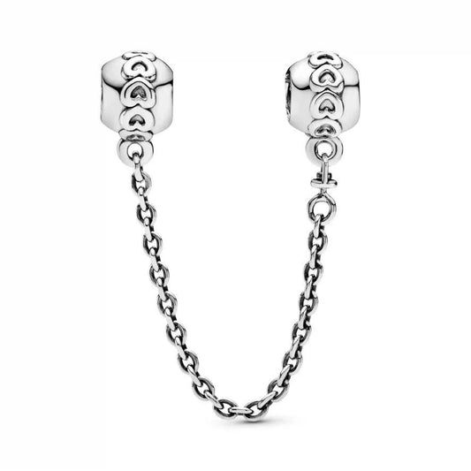 PANDORA JEWELRY Mod. MOMENTS HEARTS SAFETY CHAIN