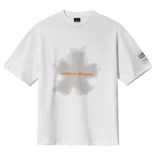 Comme Des Fuckdown White Cotton T-Shirt CO-15712-XXL