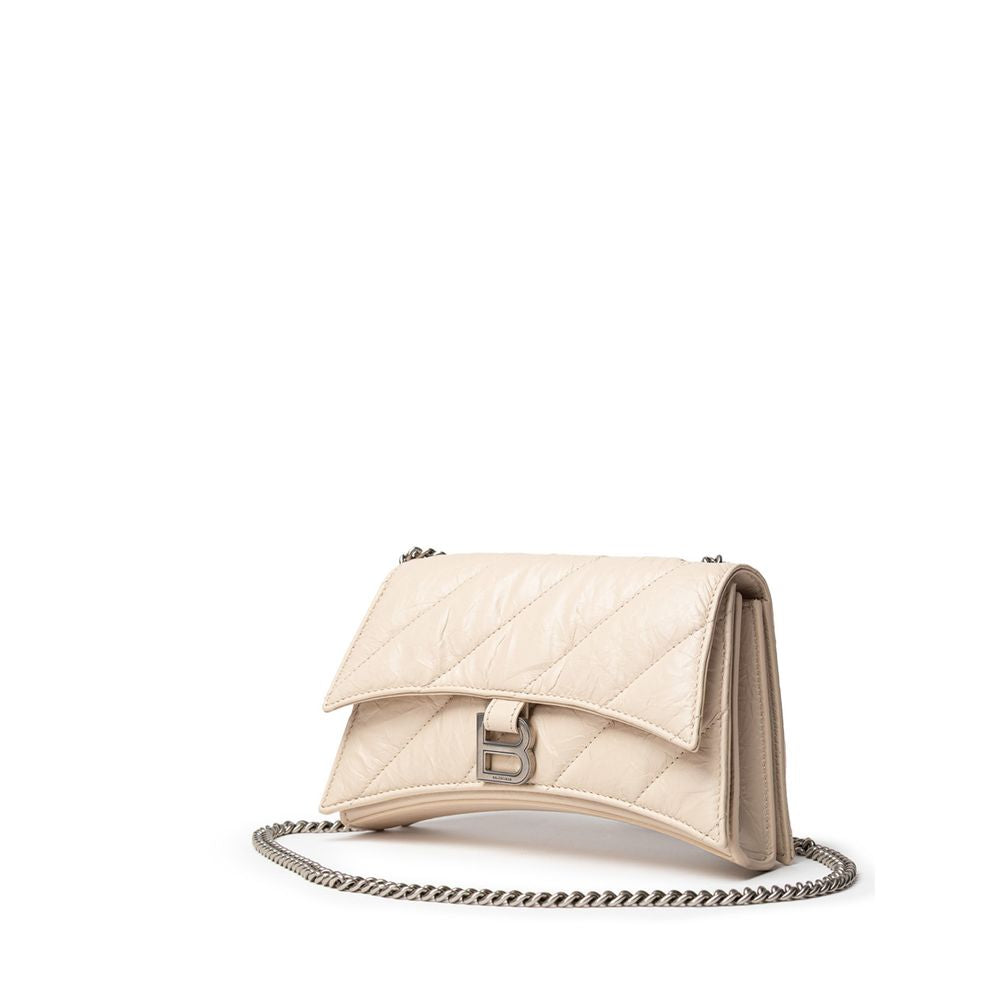 Balenciaga Beige Leather Shoulder Bag