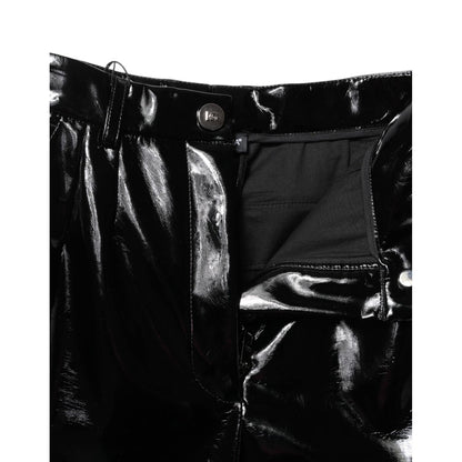 Dolce & Gabbana Black High Waist Cargo Bootcut Pants