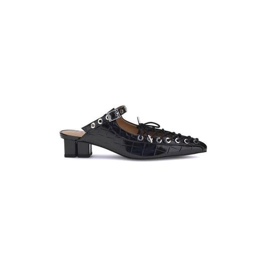Ganni Oleatex laced Mules