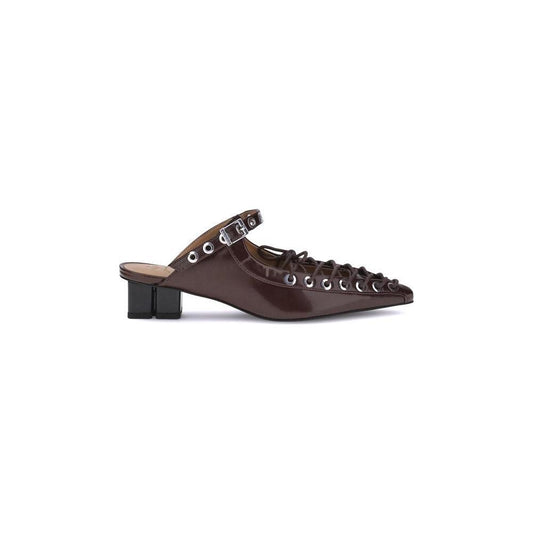 Ganni Oleatex laced Mules