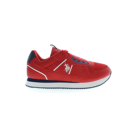 U.S. POLO ASSN. Red Polyester Sneaker