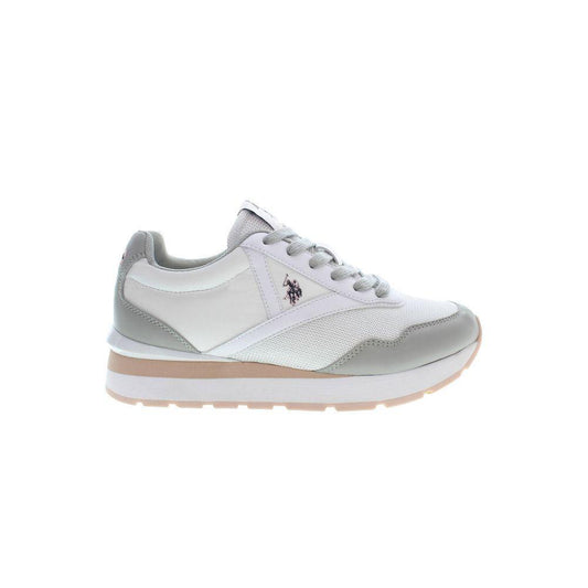 U.S. POLO ASSN. White Polyester Sneaker US-19375-EU35/US5