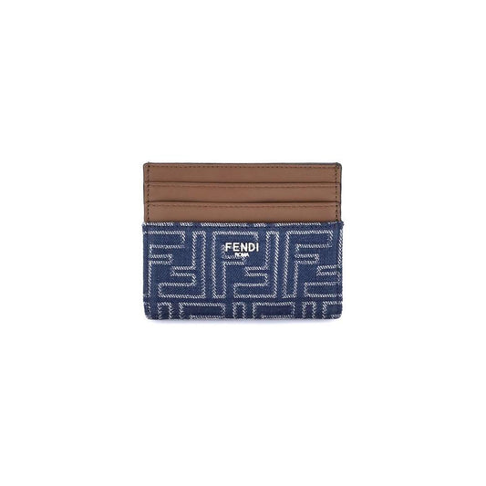 Fendi Denim Card Holder
