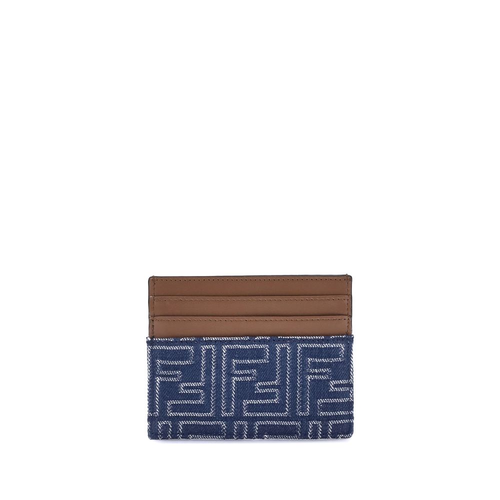 Fendi Blue Fabric Wallet