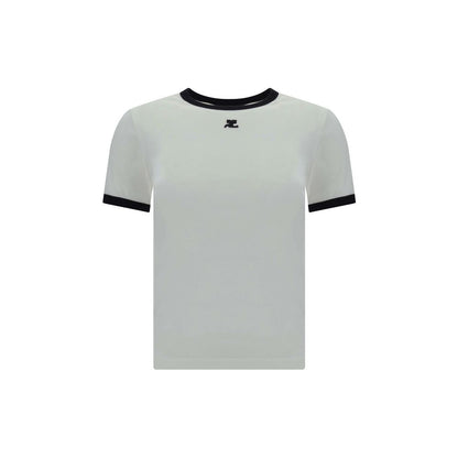Courrèges White Cotton T-Shirt