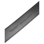Dolce & Gabbana Black Leather Classic Metal Logo Buckle Belt