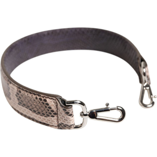 Dolce & Gabbana Beige Exotic Leather Handbag Accessory Shoulder Strap