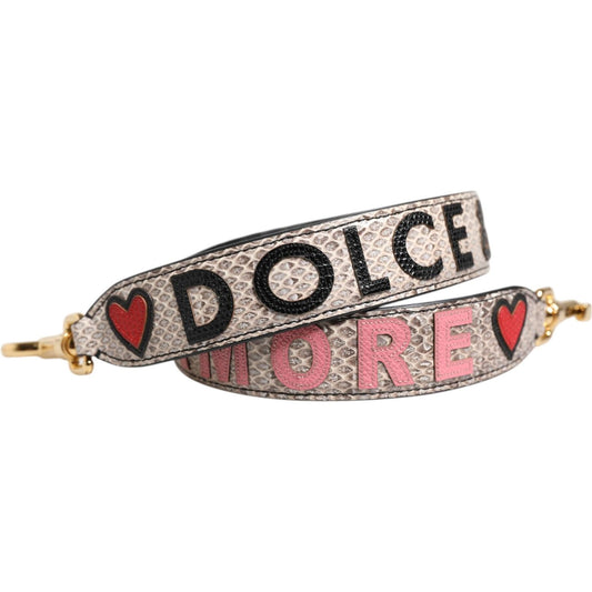 Dolce & Gabbana Multicolor DG AMORE Patch Bag Accessory Shoulder Strap