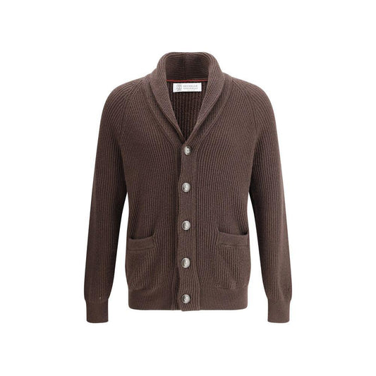 Brunello Cucinelli Ribbed Cardigan BR-MNI708606C2559-IT50 | L