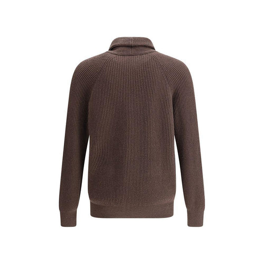 Brunello Cucinelli Ribbed Cardigan BR-MNI708606C2559-IT50 | L