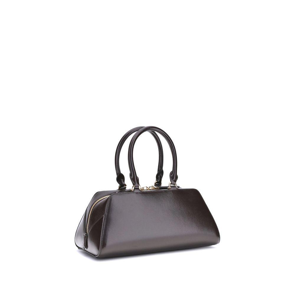 Front view with bag zipped and handles upright.