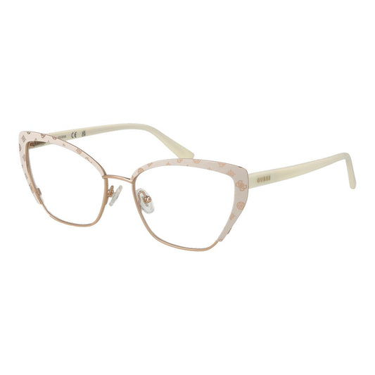 Guess White Women Glasses Frame