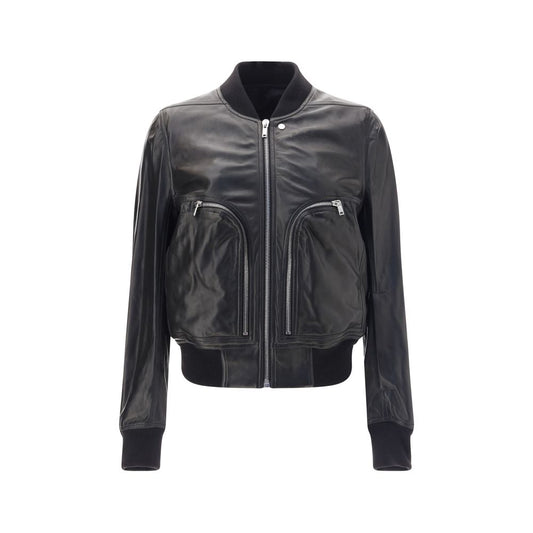 Rick Owens Bauhaus Flight Leather Jacket