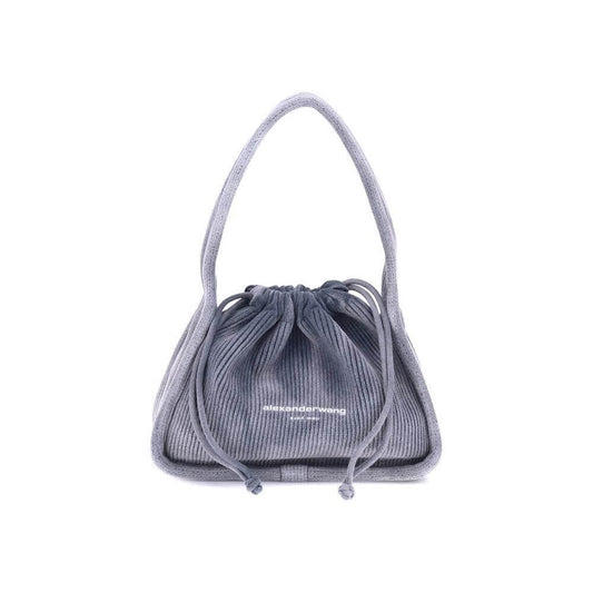 Alexander Wang Light Blue Cotton Shoulder Bag