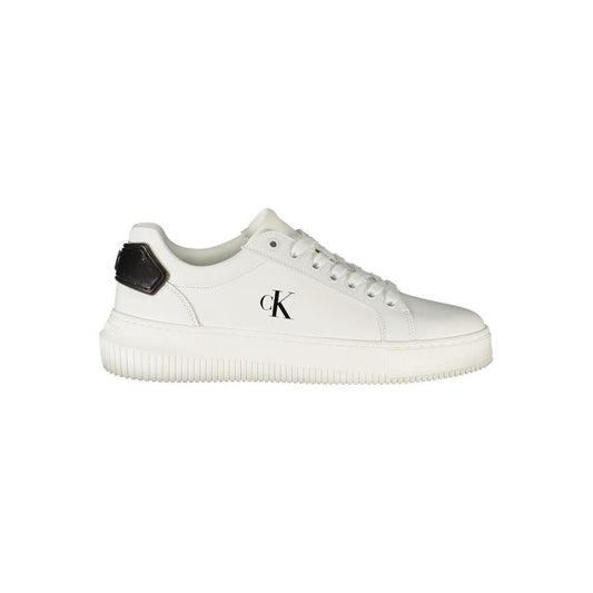Calvin Klein White Leather Women Sneaker