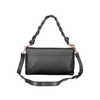 Mario Valentino Black Polyurethane Women's Bag