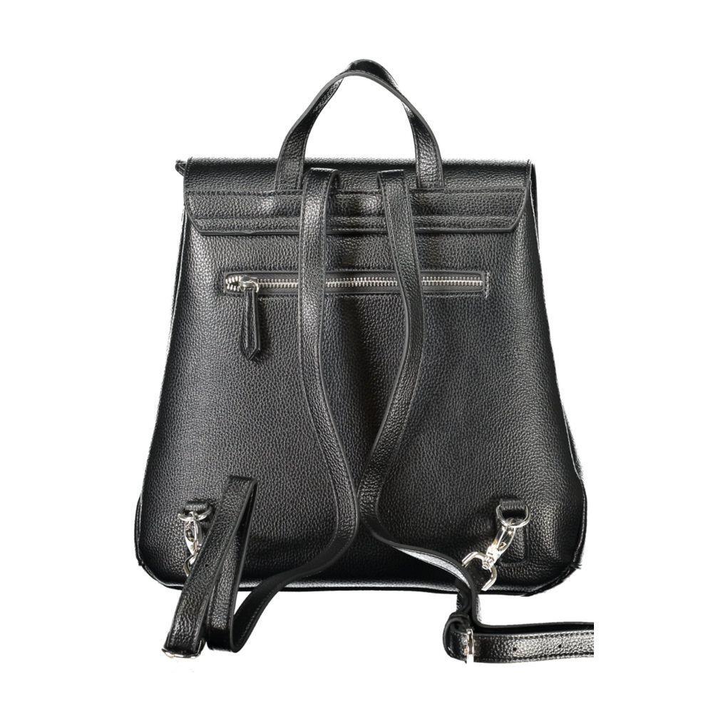 Front view with bag zipped and handles upright.
