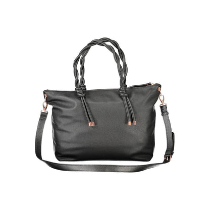 Mario Valentino "Black Polyurethane Women's Bag"