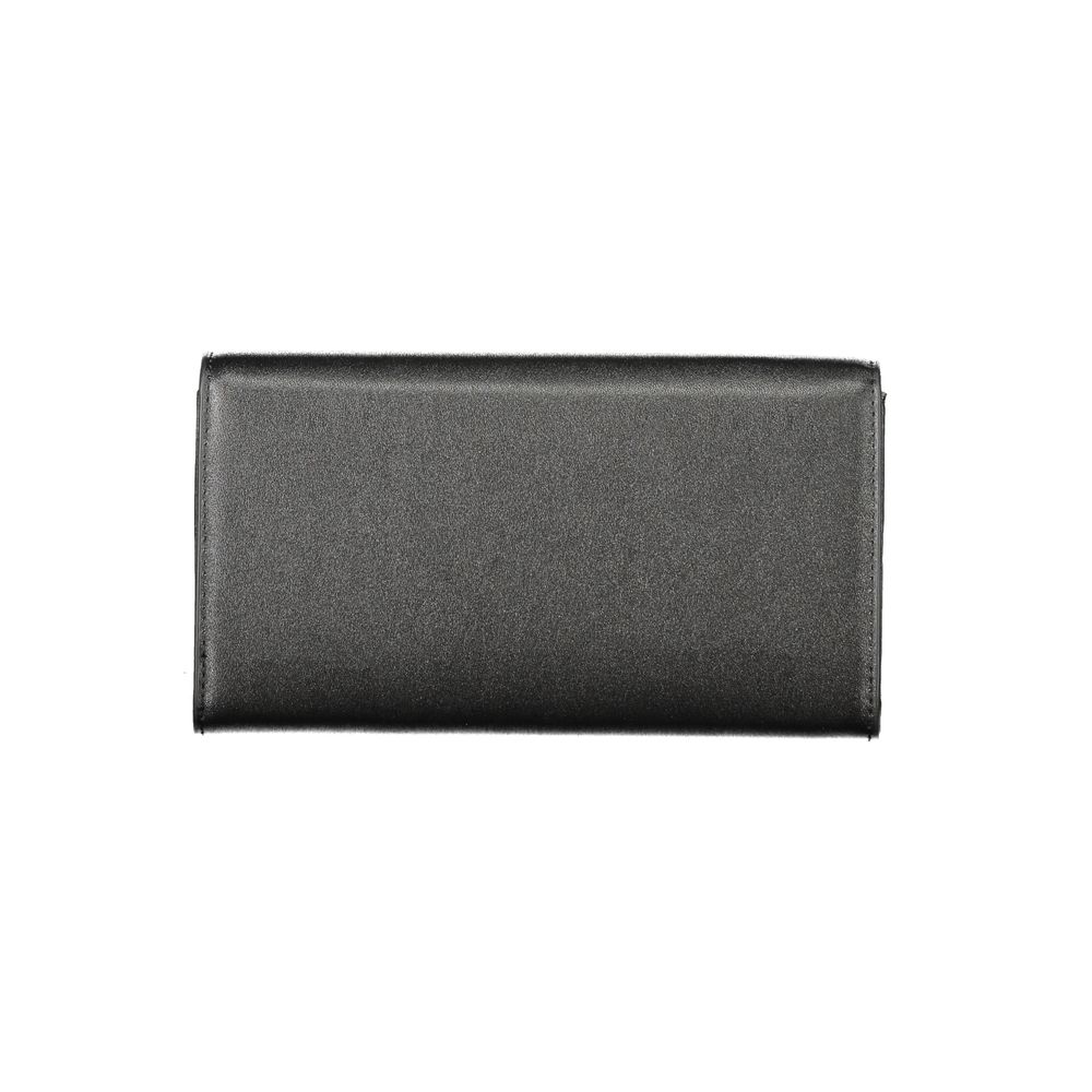 Mario Valentino Black Polyethylene Women Wallet back view