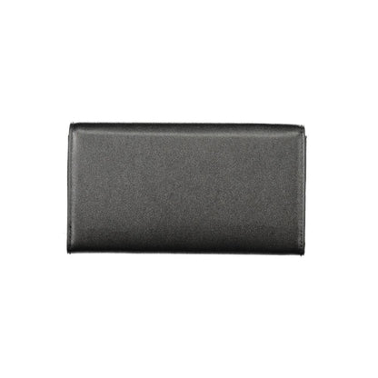 Mario Valentino Black Polyethylene Women Wallet back view