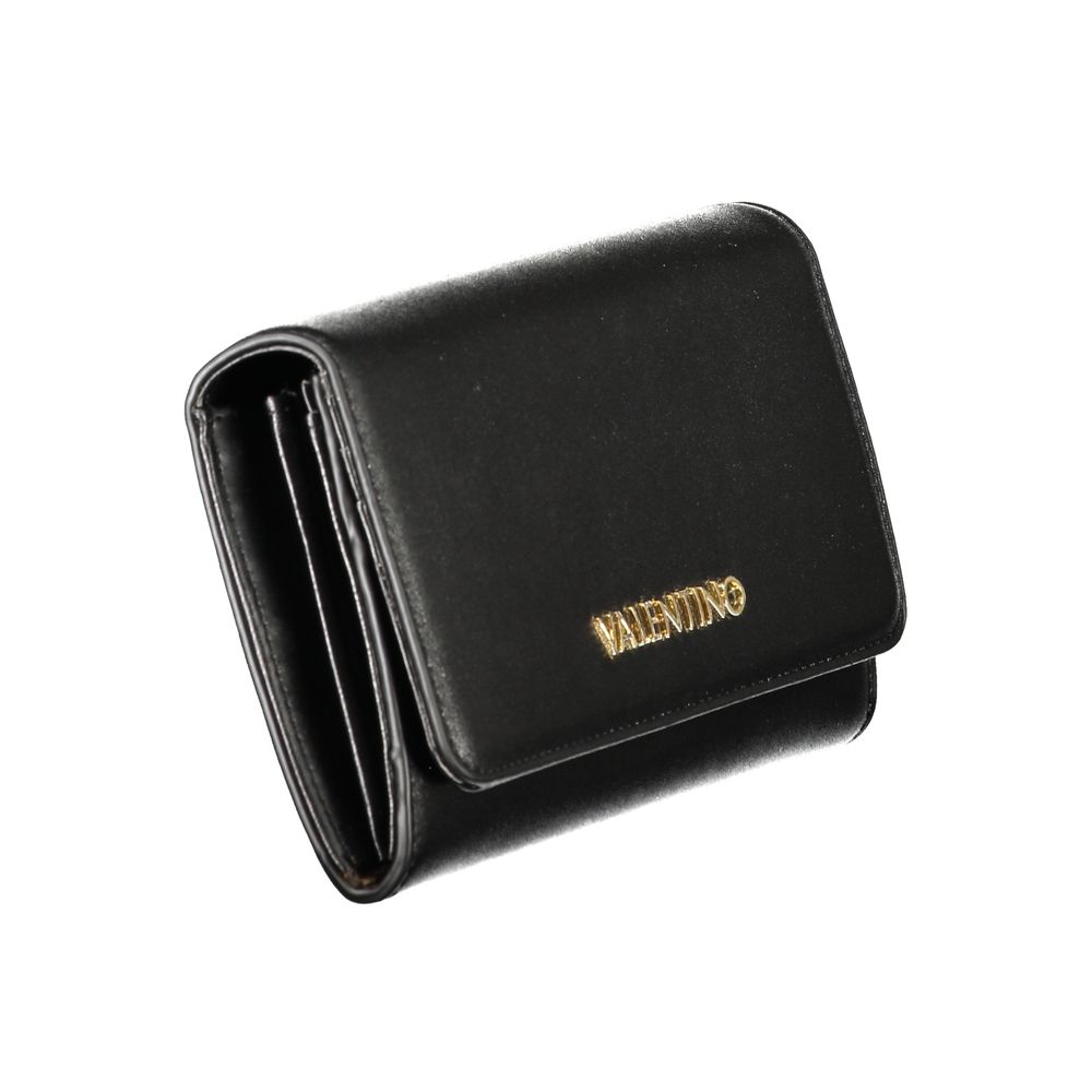 Mario Valentino Black Polyethylene Women Wallet with elegant design